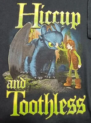 Buy Dreamworks Dragon Hiccup And Toothless Shirt Size 4/5 • 9.46£