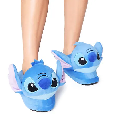 Buy Disney Slippers Women, Plush Ladies Slippers, Stitch • 18.49£