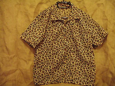 Buy Men's Leopard Print 1950's Style Shirt! Rockabilly,vintage,bowling,Billy Fury !  • 42£