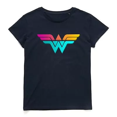 Buy Official DC Comics Justice League Neon Wonder Woman Women's T-Shirt • 17.99£