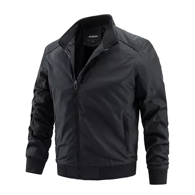 Buy New Men's Thin Jacket Jacket Jacket Oversized Casual Business Men's Clothing • 46.79£