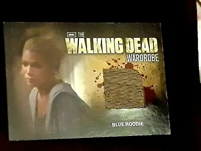Buy The Walking Dead Season 2 Wardrobe Card M-5 Andrea Blue Hoodie Rare Cloth Crypto • 15.12£