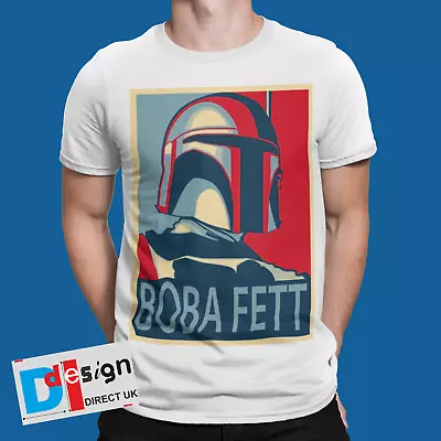 Buy Boba Fett T-Shirt Star Wars Bounty Hunter Movie Gift Retro Tee Poster Hope • 5.99£