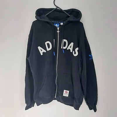 Buy Adidas Mens Full Zip Sweatshirt Hoodie Team GB Gym Training  / Medium  / Black • 15£