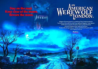 Buy AN AMERICAN WEREWOLF IN LONDON J  To Order White Gildan T Shirt S To 3 Xl DTG • 16£
