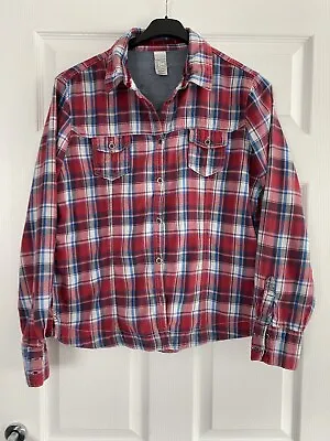 Buy Quechua Fully Lined 100% Cotton Shirt Red White &Blue Check Shirt/Jacket. • 9.99£