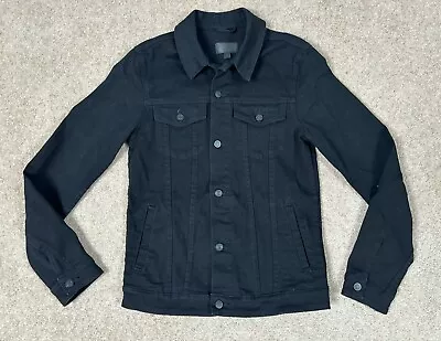 Buy Asos Men’s Black Denim Jacket, Size S • 15£