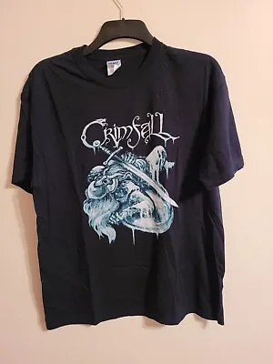Buy Crimfall Frost Upon Their Graves Shirt Size L Ensiferum Turisas Folk Metal • 10£