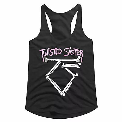 Buy Twisted Sister Bone Logo Women's Tank Top American Heavy Metal Band Merch • 23.15£