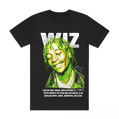 Buy Custom T Shirt Wiz Khalifa Music Hip Hop R&b Vintage Tee Artist Pop • 24.97£