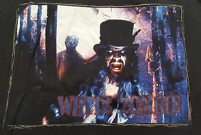 Buy WHITE ZOMBIE 1998 Band Tour Shirt Rob Metal Horror Metallica Slayer Prong Large • 15£