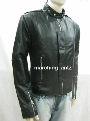 Buy DAFT PUNK Band Movie Film Soft Lamb Skin Genuine Leather Jacket Custom Made Size • 155.02£