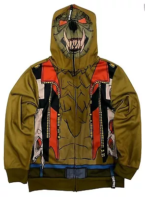 Buy Fortnite Boys Hoodie Jacket Green Dire Werewolf Long Sleeve Epic Game Cosplay M • 14.17£