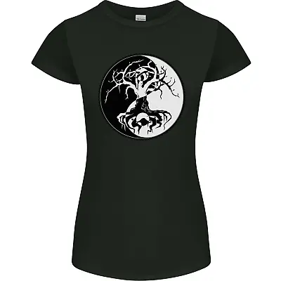 Buy Yggdrasil Tree Womens Petite Cut T-Shirt • 8.75£
