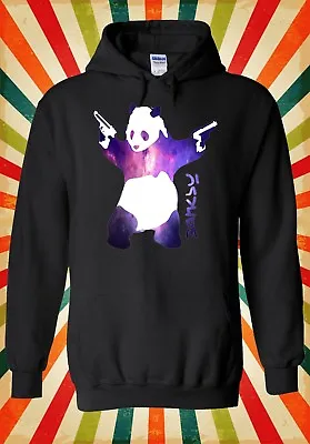 Buy Banksy Panda Galaxy Space Cool Men Women Unisex Top Hoodie Sweatshirt 1116 • 17.95£