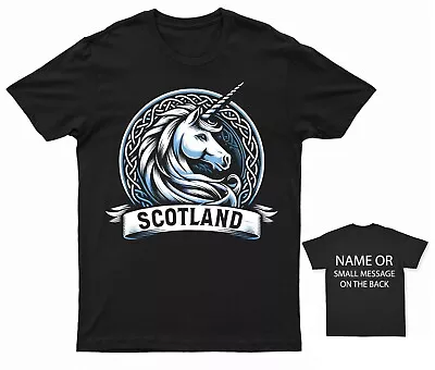 Buy Scotland Unicorn T-shirt | Customisable Celtic Myth Tee | Scottish Pride Shirt | • 13.95£