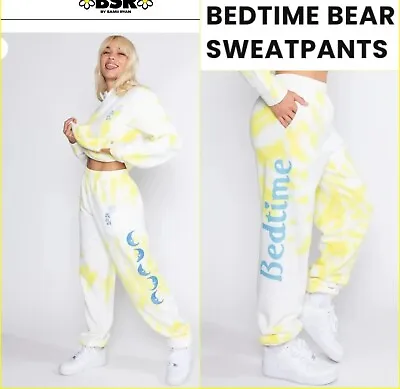 Buy By Samii Ryan X Care Bears Bedtime Bear  Yellow Tye-Dye Sweatpants Dolls Kill S • 37.88£