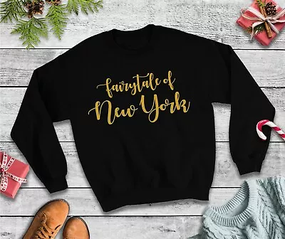 Buy Fairytale Of New York Christmas Jumper - Pogues Sweatshirt Funny Xmas Party • 19.99£