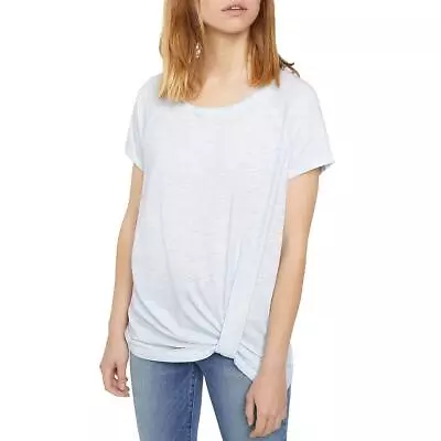 Buy Sanctuary Womens Sunny Days Blue Twist Front Tee T-Shirt Top XXS  1032 • 3.21£
