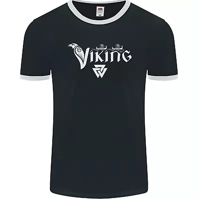 Buy Viking Thor Odin Valhalla Norse Mythology Mens Ringer T-Shirt FotL • 11.99£