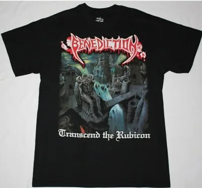 Buy Benediction Transcend The Rubicon'93 New Black T-shirt • 13.19£
