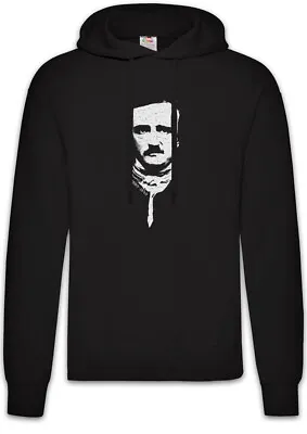 Buy Edgar Hoodie Sweatshirt Portrait Allan Allen Symbol Poe Raven Nevermore Horror • 40.79£
