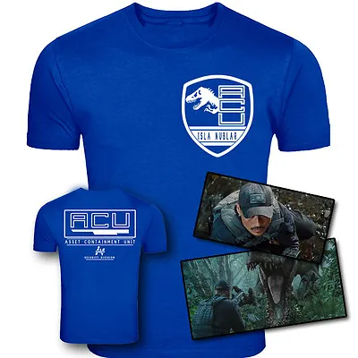 Buy Jurassic World Inspired ACU Two Sided Screen-Printed T-Shirt • 15.99£