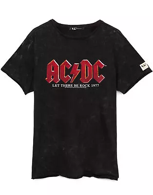 Buy AC/DC Black Short Sleeved T-Shirt (Mens) • 19.99£