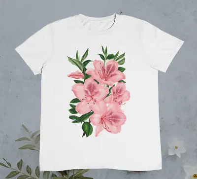 Buy Spring Flowers T Shirt - Orchid - Pink Flowers - %100 Premium Cotton • 12.95£