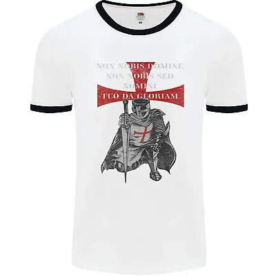 Buy Knights Templar Prayer St Georges Day Mens Ringer T-Shirt • 9.99£