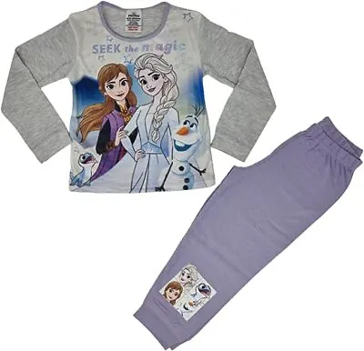 Buy Girls Disney Frozen Pyjamas Seek The Magic Nightwear Pjs Ages 1.5-5 Years • 7.99£