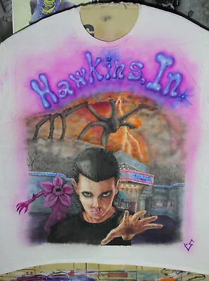 Buy 11 / Eleven / Hawkins, IN. 1980's Style T-Shirt Art Inspired By Stranger Things • 710.42£