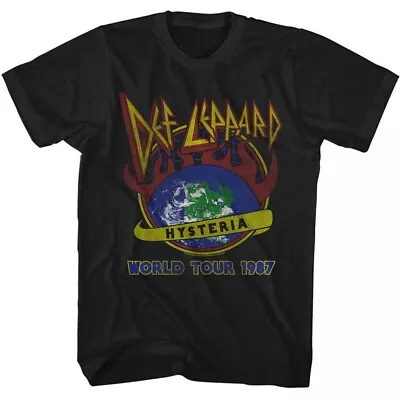 Buy Def Leppard Hysteria World Tour 1987 Men's T Shirt Band Concert Music Merch • 51.56£