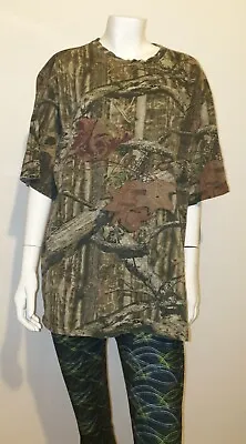 Buy Hunting Camouflage Green Brown Short Sleeved  T Shirt Game Winner Top Men's XL • 15.99£