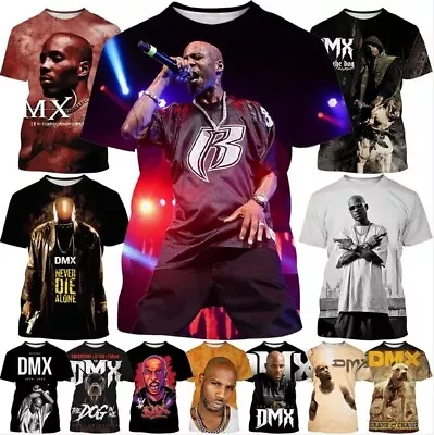 Buy Earl Simmons Rapper DMX 3D Print Women Men Short Sleeve T-shirt Tops Casual Tees • 9.59£