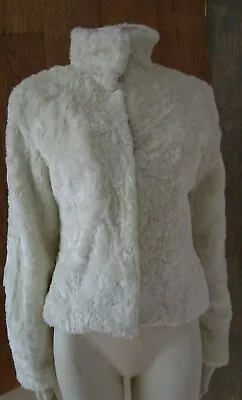 Buy New Look Faux Fur Jacket Beige Christmas Party Occasion Autumn Winter UK16, EU44 • 18.99£
