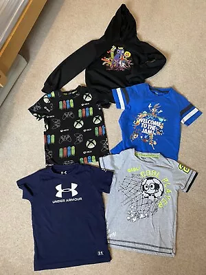 Buy Bundle Of Boys T-shirts, Age 6-7, 7-8 Years. Good Used Condition.  • 6£