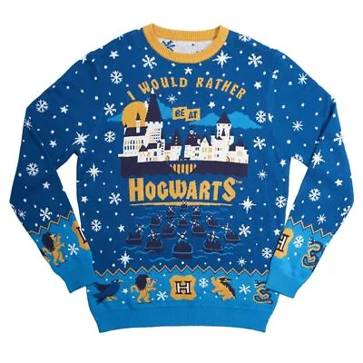 Buy Official Harry Potter Christmas Jumper - Xmas Ugly Sweater Movies Film • 39.99£