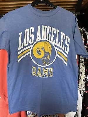 Buy NFL Los Angels Rams T-shirt Blue Small • 5£