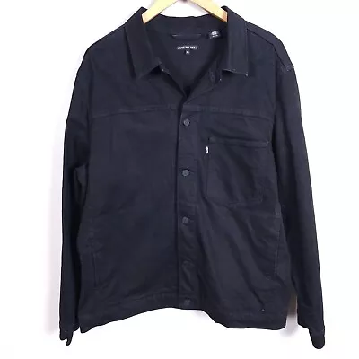 Buy LEVI'S 'LINE 8' 29934 Jacket XL Extra Large Deep Black Thick Denim Stretch 2454 • 44.99£