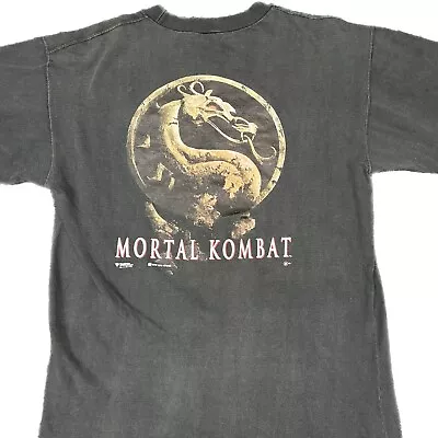 Buy Mortal Kombat Movie T-Shirt Video Ezy Rental Promotional Vintage 90's Tee • 124.39£