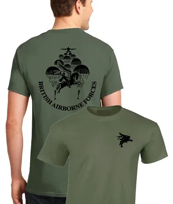 Buy Printed BRITISH AIRBORNE FORCES Pegasus Tshirt Sweater Hoodie Parachute Regiment • 17£
