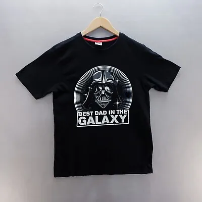 Buy Star Wars Mens T Shirt Medium Black Darth Vader Best Dad In Galaxy Cotton • 8.54£