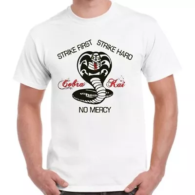 Buy Cobra Kai Karate Kid Strike Hard First 80s Film Movie Retro T Shirt 1880 • 6.35£