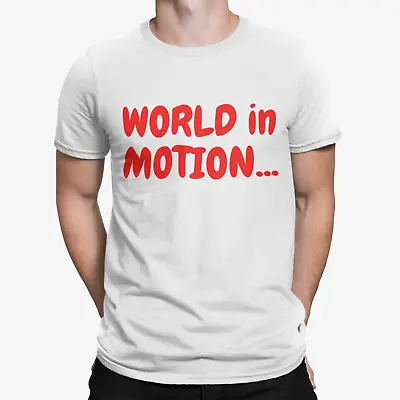 Buy World In Motion T-Shirt - England Cool Funny Football Soccer Retro World Cup • 7.19£