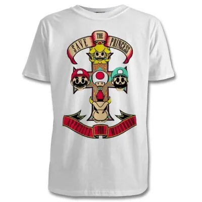Buy Super Mario Bros Ed Hardy Style T Shirts - Size S M L XL 2XL - Multi Colour • 19.99£