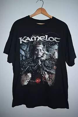Buy Rare KAMELOT SHADOW THEORY Concert 2019 North American TOUR T-Shirt Sz XL Black • 47.20£