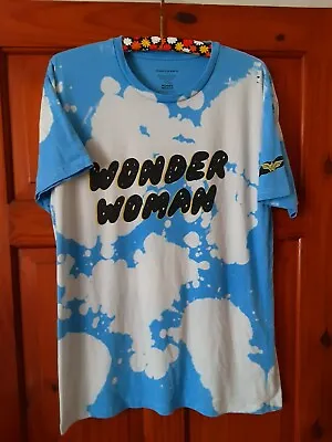 Buy Wonder Woman - Justice League - Tie Dye T Shirt Size - M Unisex • 5£