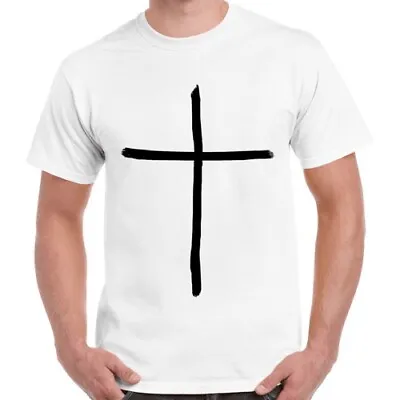 Buy Cross Believe Religious Jesus Hipster Vintage Unisex Cool Gift Retro T Shirt 246 • 6.35£