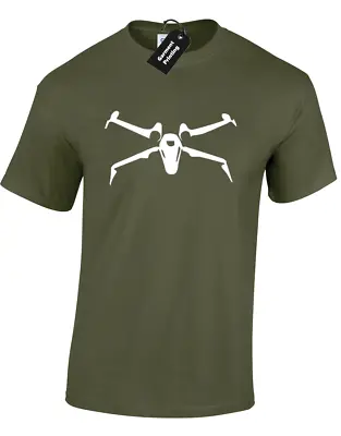 Buy X-wing Mens T-shirt Star Trooper Storm Wars Darth Jedi Skywalker Vader Fan Gift • 8.99£